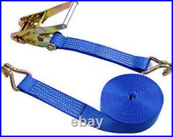 12 x 6m x 50mm HEAVY DUTY Ratchet Strap Tie Down Straps Trailer 5 Ton