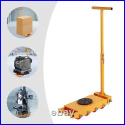 12T Heavy Duty Machinery Mover Machine Dolly Skate Industrial Moving Equipment