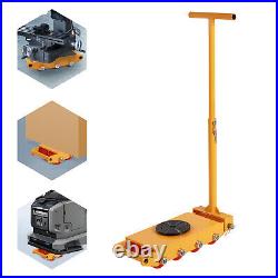 12T Heavy Duty Machinery Mover Machine Dolly Skate Industrial Moving Equipment