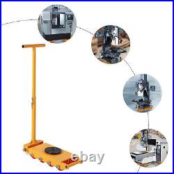 12T Heavy Duty Machinery Mover Machine Dolly Skate Industrial Moving Equipment
