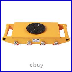 12T Heavy Duty Machinery Mover Machine Dolly Skate Industrial Moving Equipment