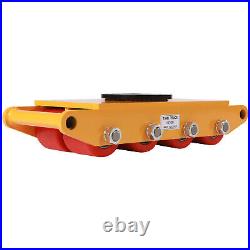 12T Heavy Duty Machinery Mover Machine Dolly Skate Industrial Moving Equipment