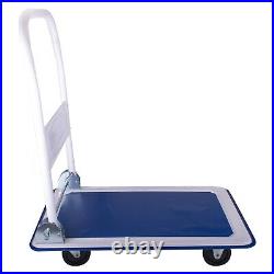 150kg Heavy Duty Capacity Folding Platform Hand Trolley Flatbed Cart All Qty's