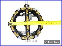 20 Jets Heavy Duty Cast Iron Lpg Gas Boiling Ring Burner Catering H48 X W49cm