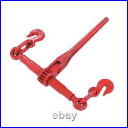 3/8in Ratchet Chain Binders 5400lbs Heavy Duty Metal Tie Down Rigging Equipment