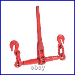 3/8in Ratchet Chain Binders 5400lbs Heavy Duty Metal Tie Down Rigging Equipment