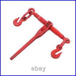 3/8in Ratchet Chain Binders 5400lbs Heavy Duty Metal Tie Down Rigging Equipment