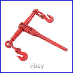 3/8in Ratchet Chain Binders 5400lbs Heavy Duty Metal Tie Down Rigging Equipment