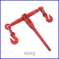 3/8in Ratchet Chain Binders 5400lbs Heavy Duty Metal Tie Down Rigging Equipment