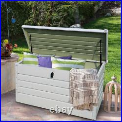 350L Large Outdoor Garden Storage Chest Cushion Box Sports Equipment Chest Shed