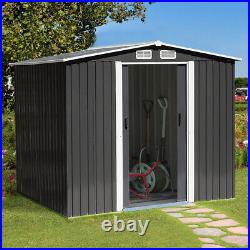 68ft Outdoor Garden Tool Shed House Agricultural Equipment Organizer Free Base