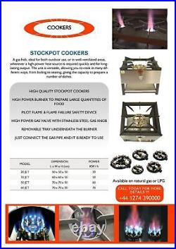 8 Burner Commercial Cooker Indian Cooker Heavy Duty Range Cooker Restaurant NEW