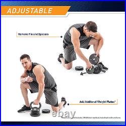 Adjustable Heavy-Duty Exercise Kettlebell Weight Set Strength Training Equipment