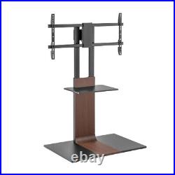 Brateck Heavy-Duty Modern TV Floor Stand With Equipment Shelf For most 45'-90 T