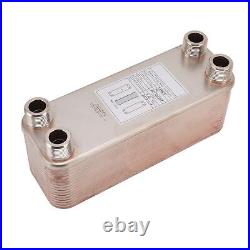 Brazed Plate Heat Exchanger Plate Chiller Heavy Duty Compact Easy Operation