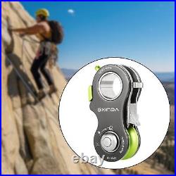 Climbing Pulley Rock Rope Pulley Heavy Duty Equipment Easy to Install Lifting