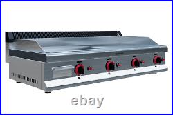 Commercial Kitchen Gas Hotplate Table Top Griddle Heavy Duty 115cm Burger Grill