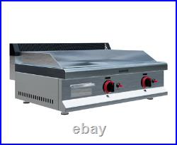 Commercial Kitchen Gas Hotplate Table Top Griddle Heavy Duty 80cm Burger Grill
