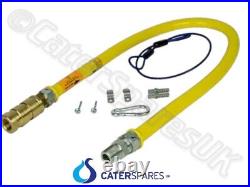 DORMONT HEAVY DUTY COMMERCIAL CATERHOSE YELLOW CATERING GAS CATER HOSE 1m 3/4