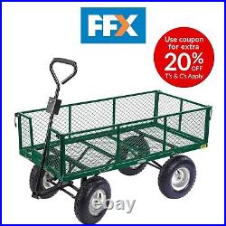 Draper GMC/450 Gardener's Heavy Duty Steel Mesh Cart Trolley Barrow Garden