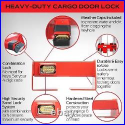 Equipment Lock Heavy Duty Cargo Door Lock Powder Coated Steel Shipping Cont