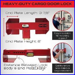 Equipment Lock Heavy Duty Cargo Door Lock Powder Coated Steel Shipping Cont