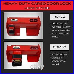 Equipment Lock Heavy Duty Cargo Door Lock Powder Coated Steel Shipping Cont