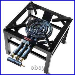 Fame 12.2kw 3 Key Heavy Duty Cast Iron Lpg Gas Boiling Ring Burner Catering