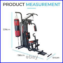 Fit4home Multi Gym Home Exercise Fitness Equipment with Punch Bag & Speed Ball