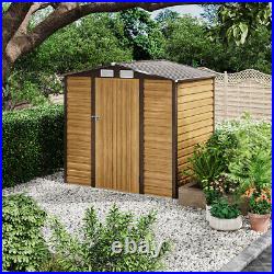 Galvanised Steel Garden Storage Shed Outdoor Equipment Tools Store Cabinet UK