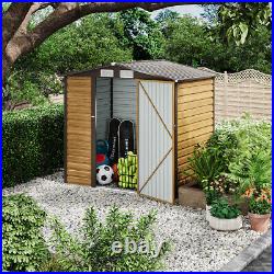 Galvanised Steel Garden Storage Shed Outdoor Equipment Tools Store Cabinet UK