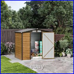 Galvanised Steel Garden Storage Shed Outdoor Equipment Tools Store Cabinet UK