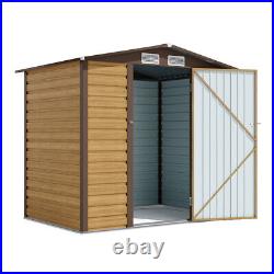 Galvanised Steel Garden Storage Shed Outdoor Equipment Tools Store Cabinet UK