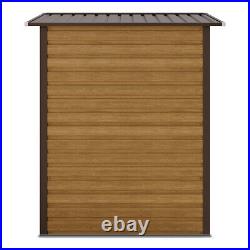 Galvanised Steel Garden Storage Shed Outdoor Equipment Tools Store Cabinet UK