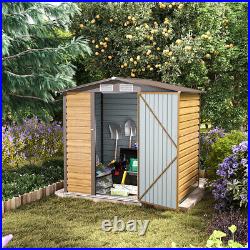 Galvanised Steel Garden Storage Shed Outdoor Equipment Tools Store Cabinet UK