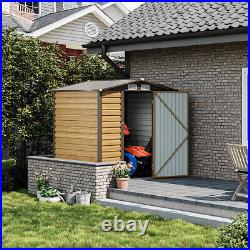 Galvanised Steel Storage Shed Outdoor Equipment Tool Room Cabinet Bicycle Shed