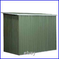 Garden Storage Shed Sloped Roof Outdoor Equipment Tool Bike Store Green Outsunny