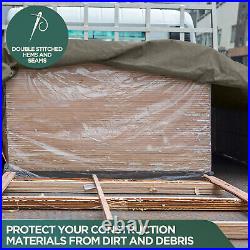 Heavy Duty Canvas Tarp 100% Cotton Canvas Water and Mildew Resistant