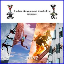 Heavy Duty Tree Rock Climbing Safety Harness Rappelling Equip Seat Belt Outdoor