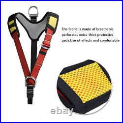 Heavy Duty Tree Rock Climbing Safety Harness Rappelling Equip Seat Belt Outdoor