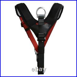 Heavy Duty Tree Rock Climbing Safety Harness Rappelling Equip Seat Belt Outdoor