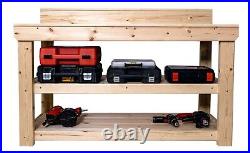 Heavy Duty Wooden Work Bench Lengths From 3ft To 8ft Treated Timber