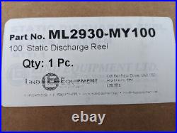 Lind Equipment ML2930-MY100 Heavy Duty Static Grounding Reel Manual-Rewind 100