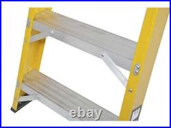 LyteLadders NGFBP4 Heavy Duty Glassfibre Platform Step Ladder 4 Tread
