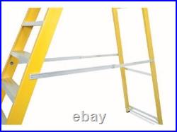 LyteLadders NGFBP4 Heavy Duty Glassfibre Platform Step Ladder 4 Tread
