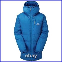 Mountain Equipment Ladies K7 Heavy Duty Down Jacket Size 14 Azure