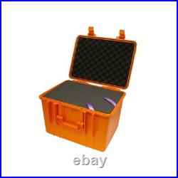 Orange Hurricane Weatherproof Heavy Duty Protective Flight Case 453x332x307mm