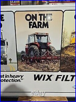 Original 1980s Wix Filter Dana Heavy Duty Equipment Metal Sign Stout Sign Co