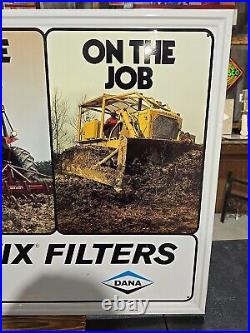 Original 1980s Wix Filter Dana Heavy Duty Equipment Metal Sign Stout Sign Co