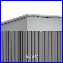 Outdoor Storage Shed Galvanised Steel Gardening Equipment Shed Log Store House
